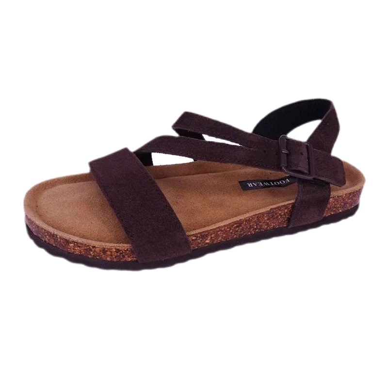 Hominum Cork footbed Sandals Cum Backstrap