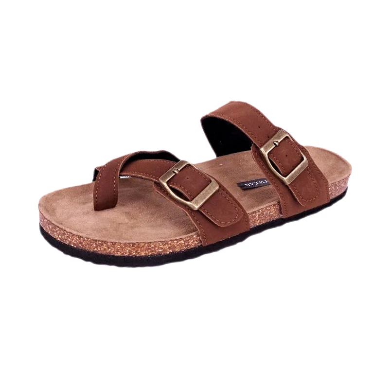 Mulierum consolatio-efficax Toe loop footbed Sandals