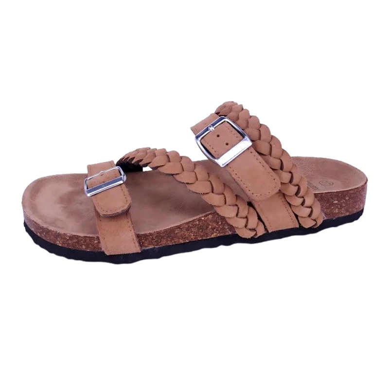 Women 's Knitting tortis footbed Sandals