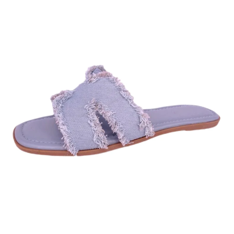 Mulierum Raw Edge Flat Sandal