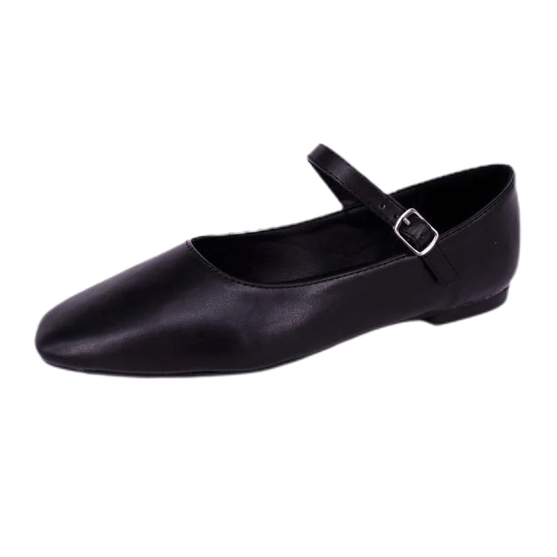 Women Square Ballerina Flat Shoes